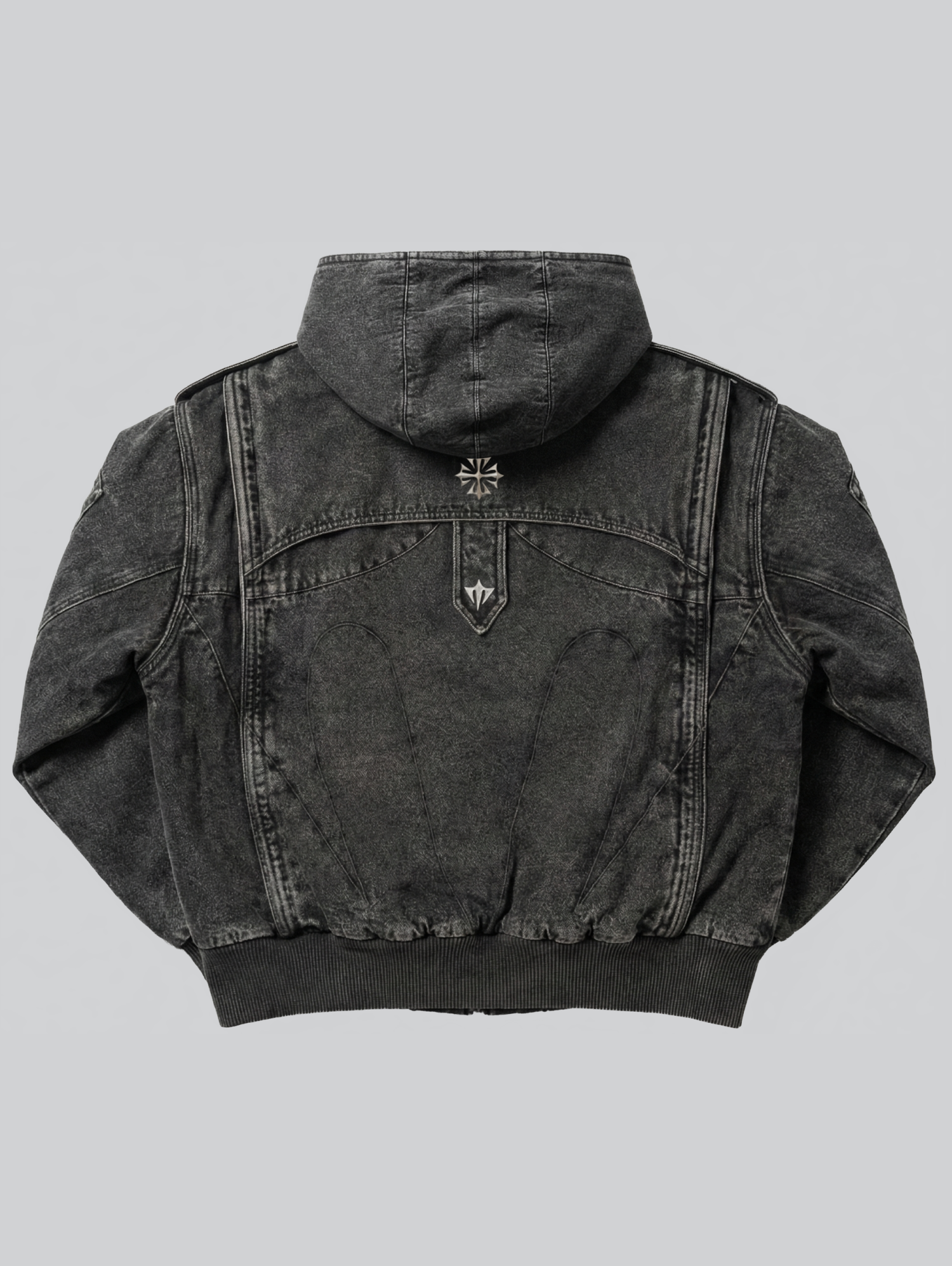 Forged Denim Bomber
