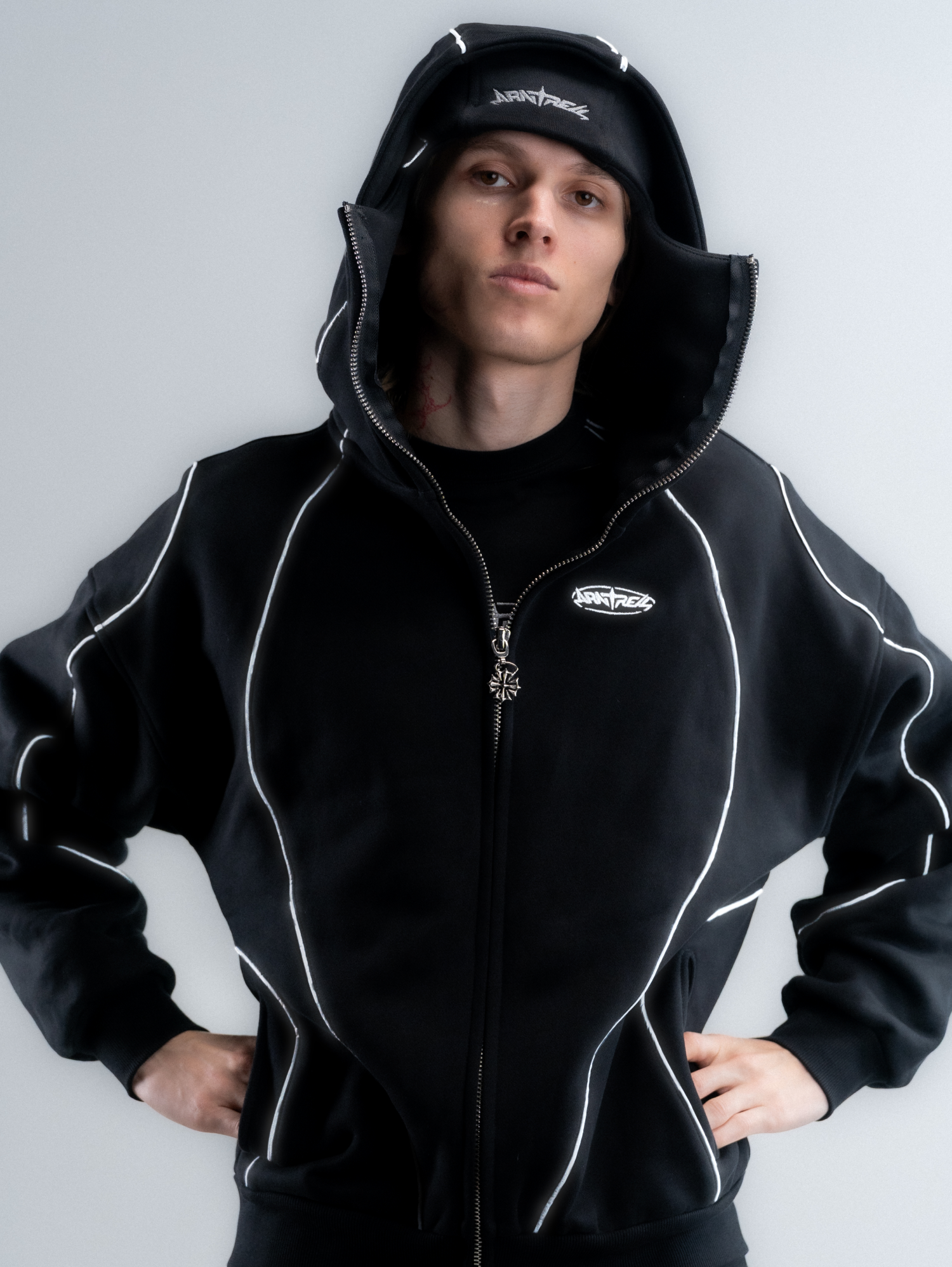 Black-out Phantom Hoodie Black