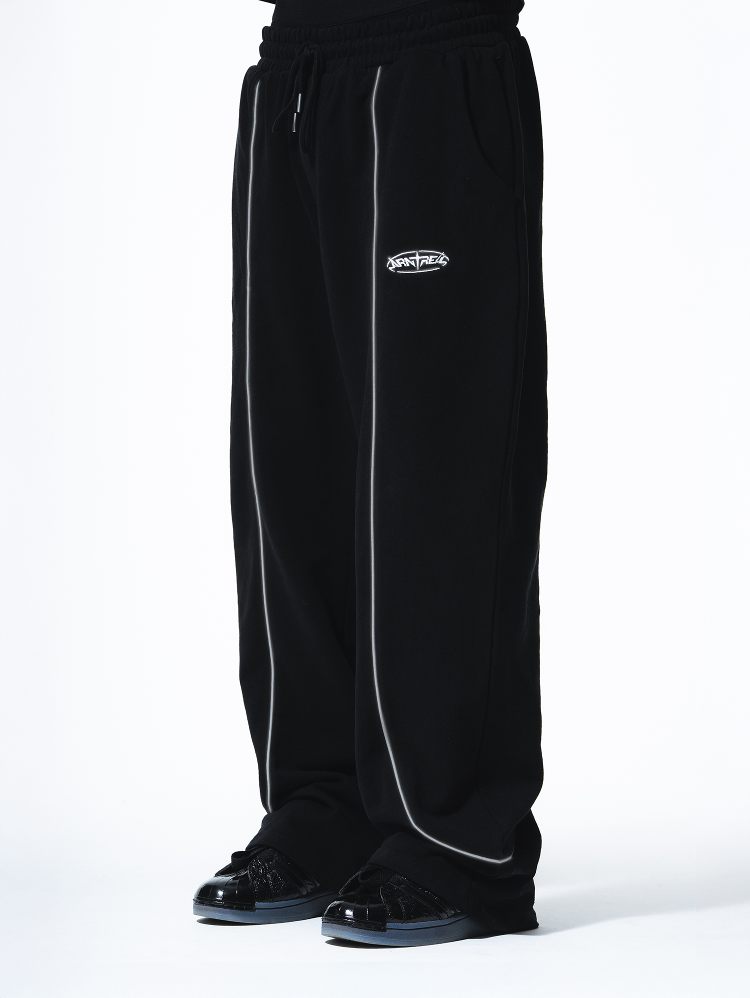Reflective Sweatpants Black
