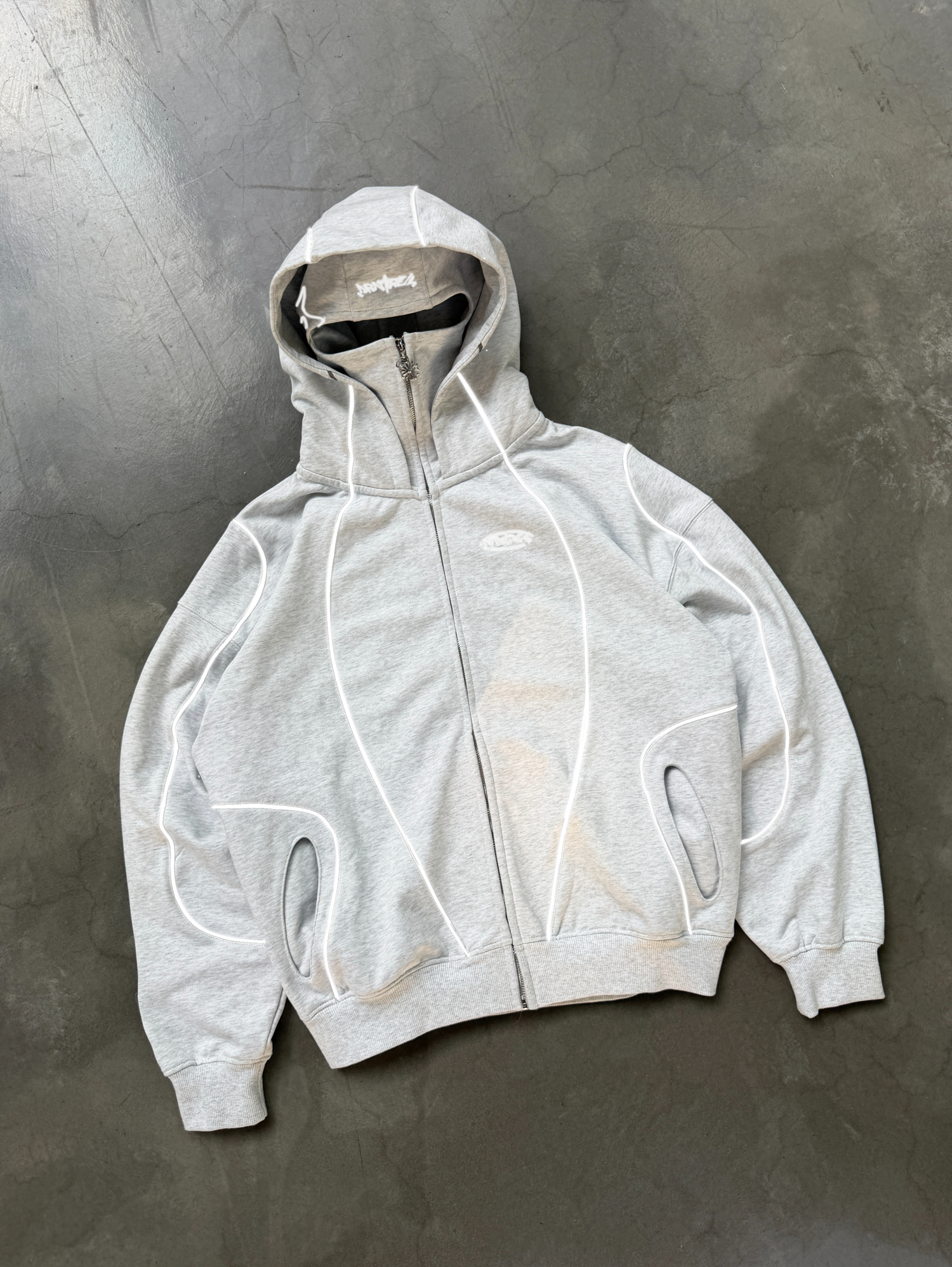 Reflective Phantom Hoodie Grey