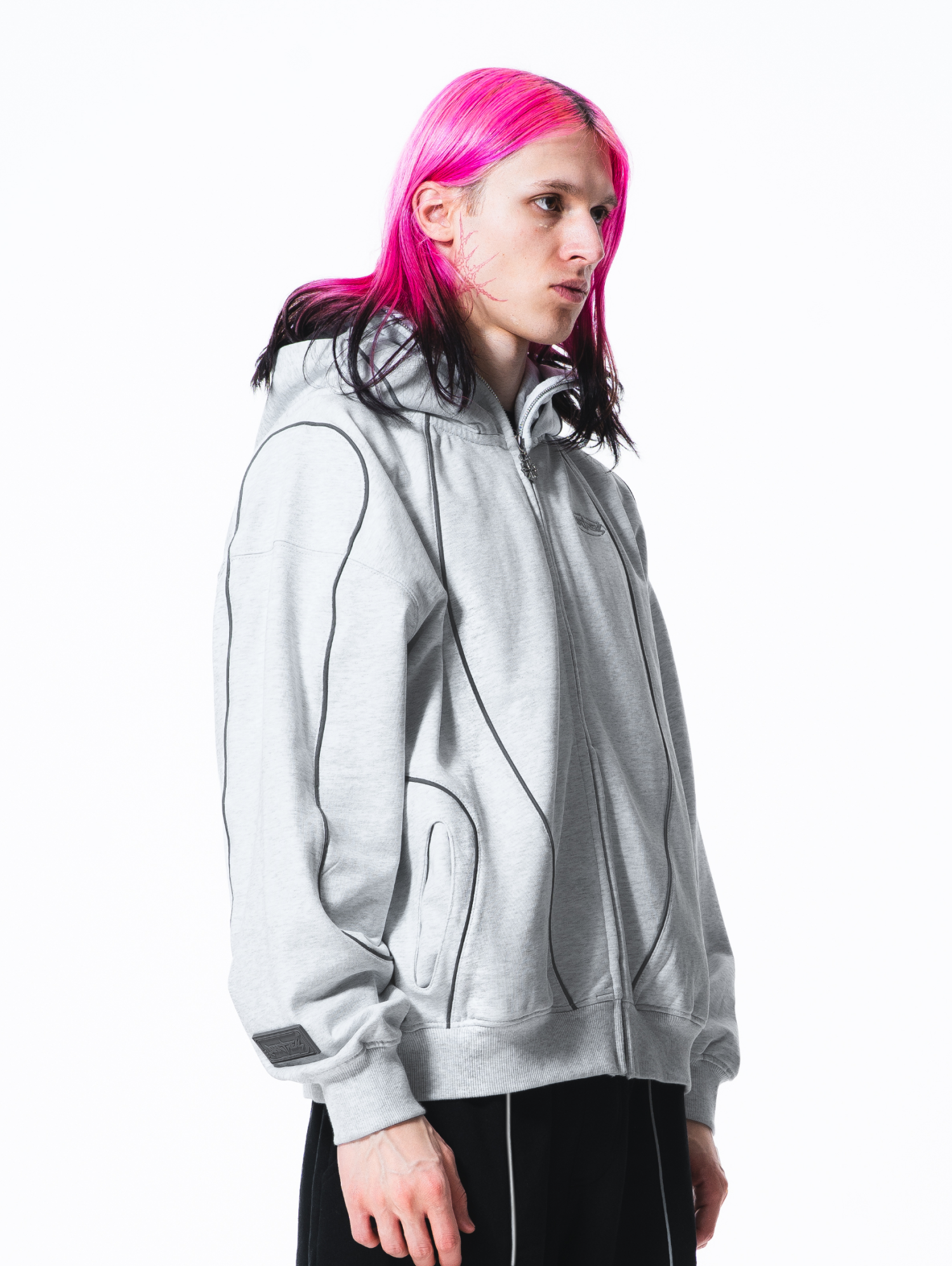 Reflective Phantom Hoodie Grey