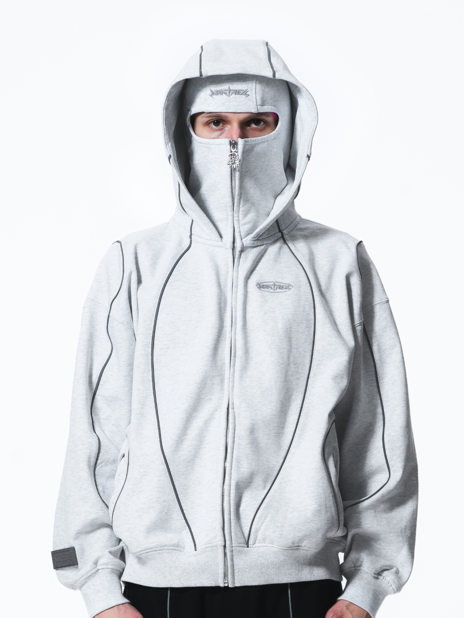 Reflective Phantom Hoodie Grey