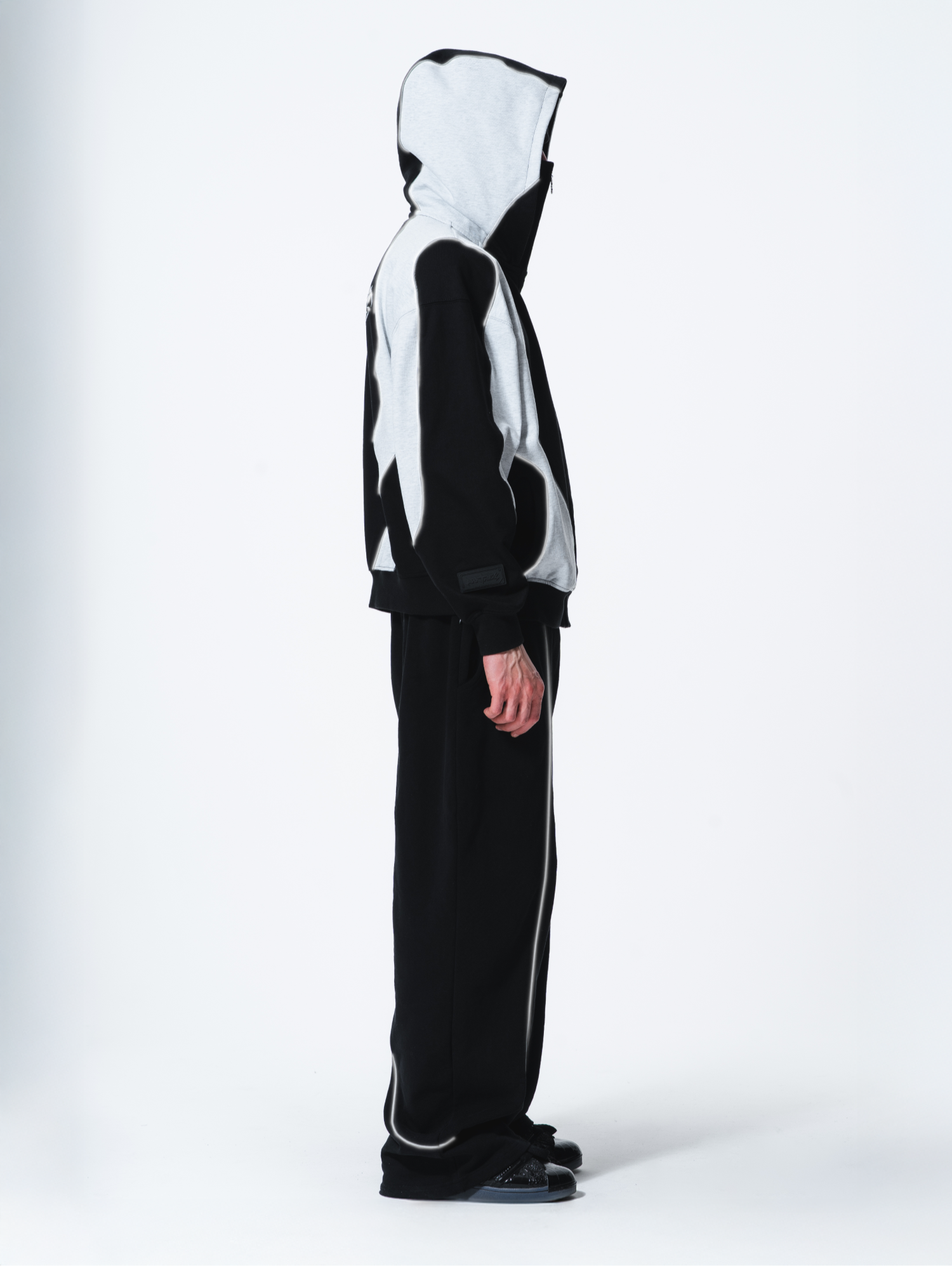 Bicolor Reflective Phantom Hoodie