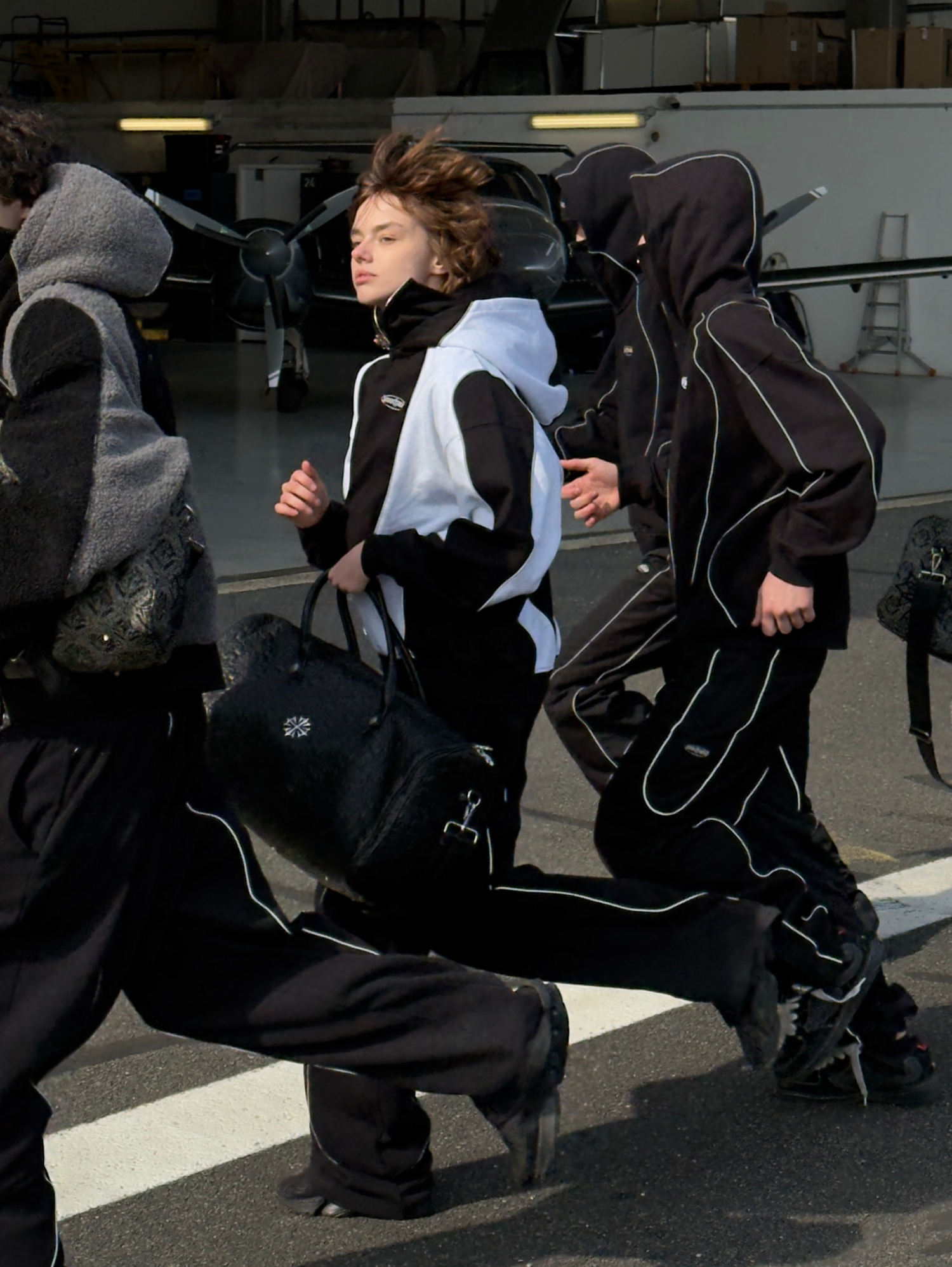 Bicolor Reflective Phantom Hoodie