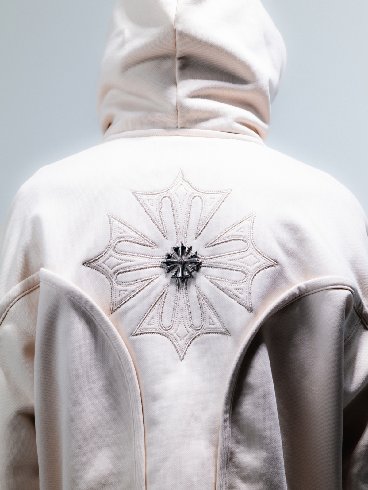 Beige Phantom Hoodie