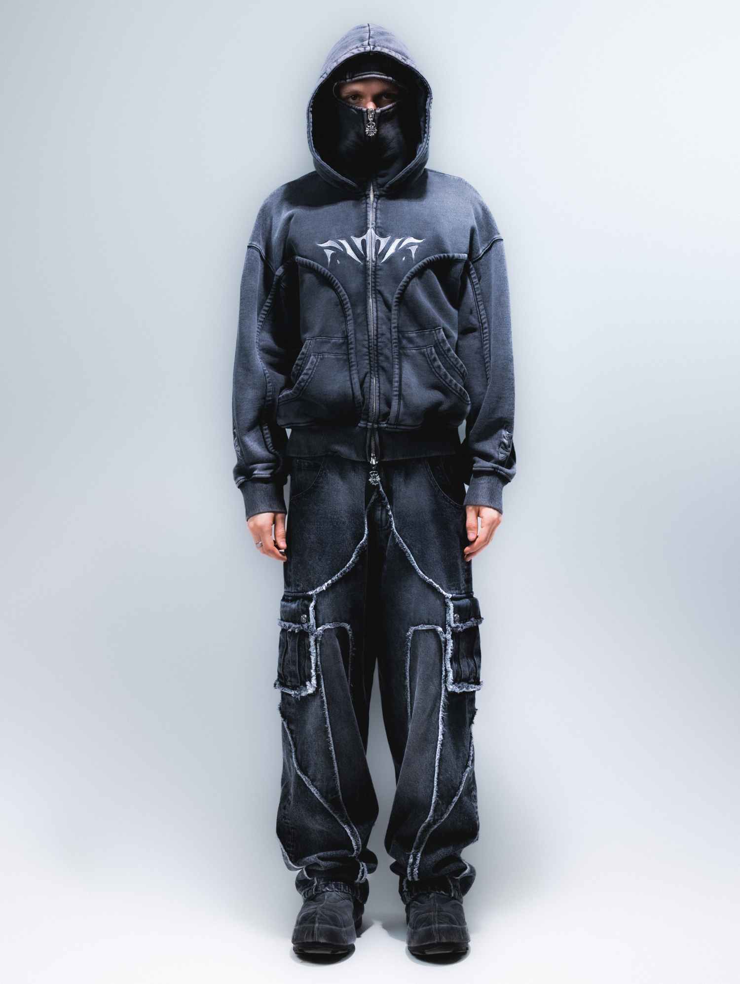 Wash Black Phantom Hoodie