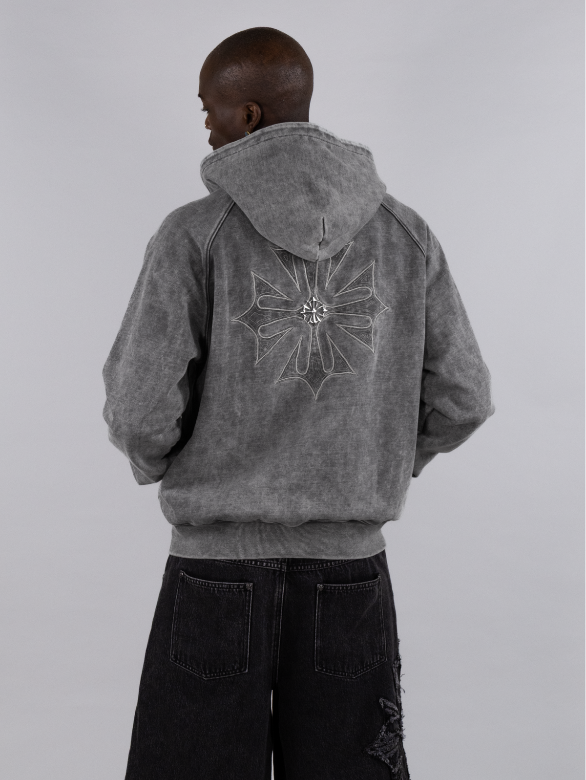 Relic Gray Zip Hoodie