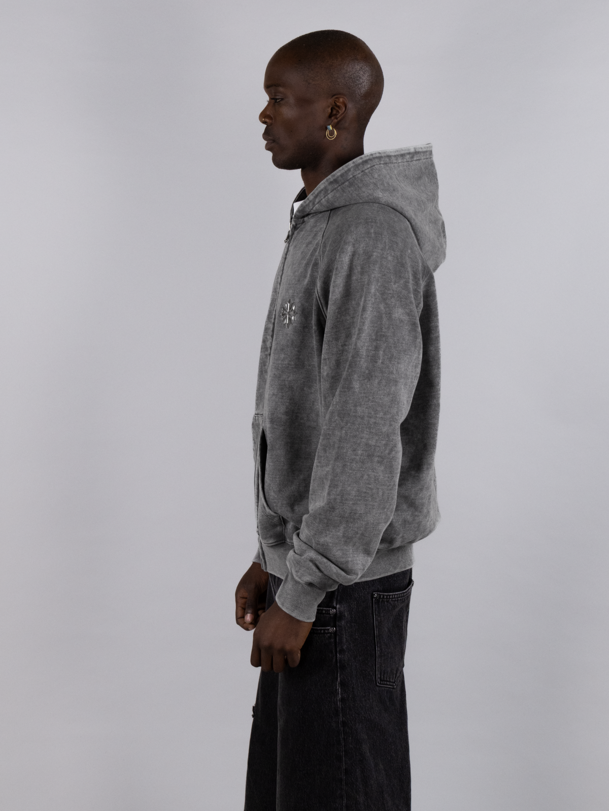 Relic Gray Zip Hoodie