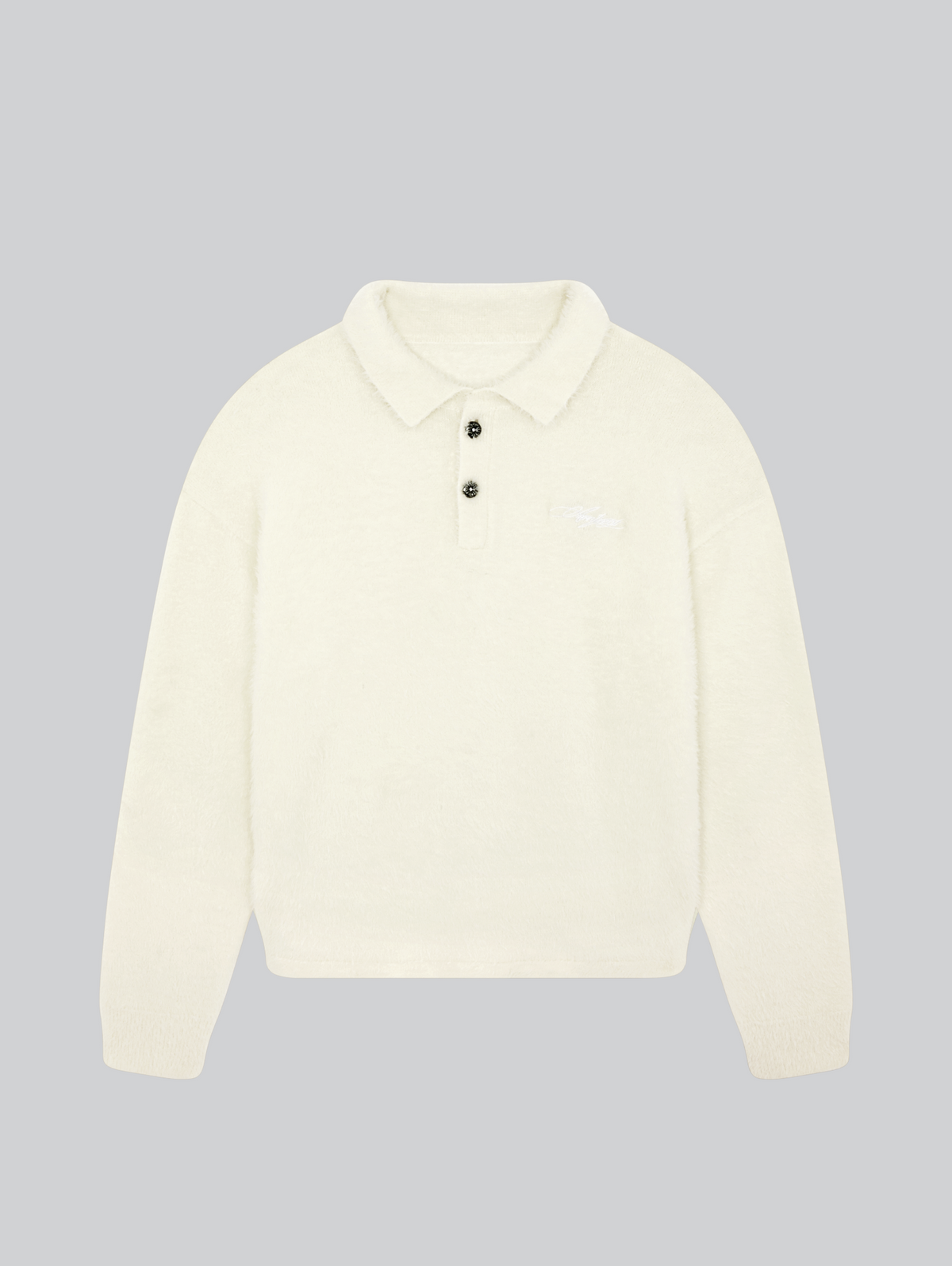 Mohair Polo Cream