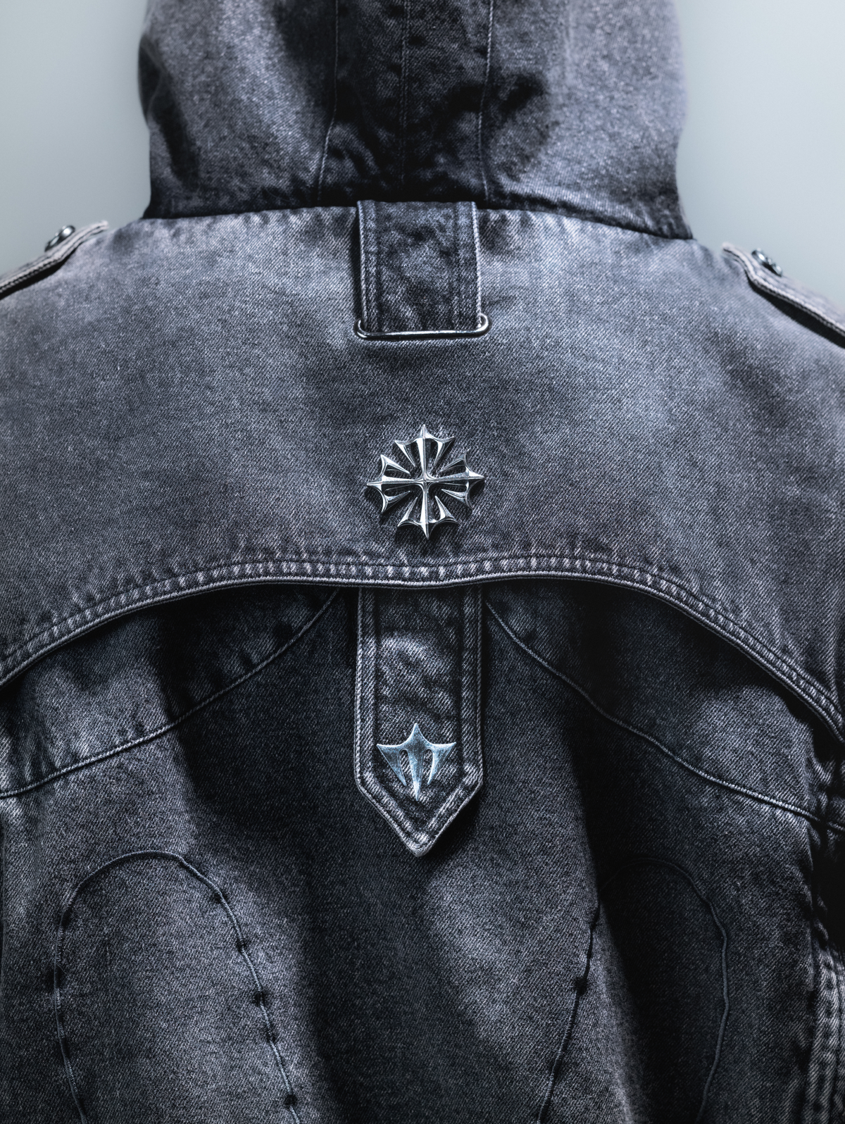 Forged Denim Bomber