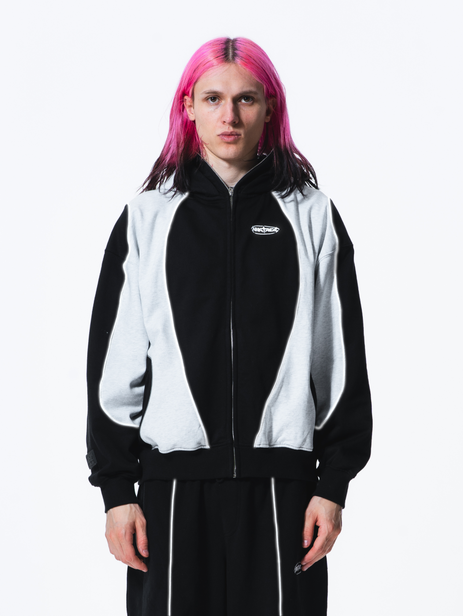 Bicolor Reflective Phantom Hoodie