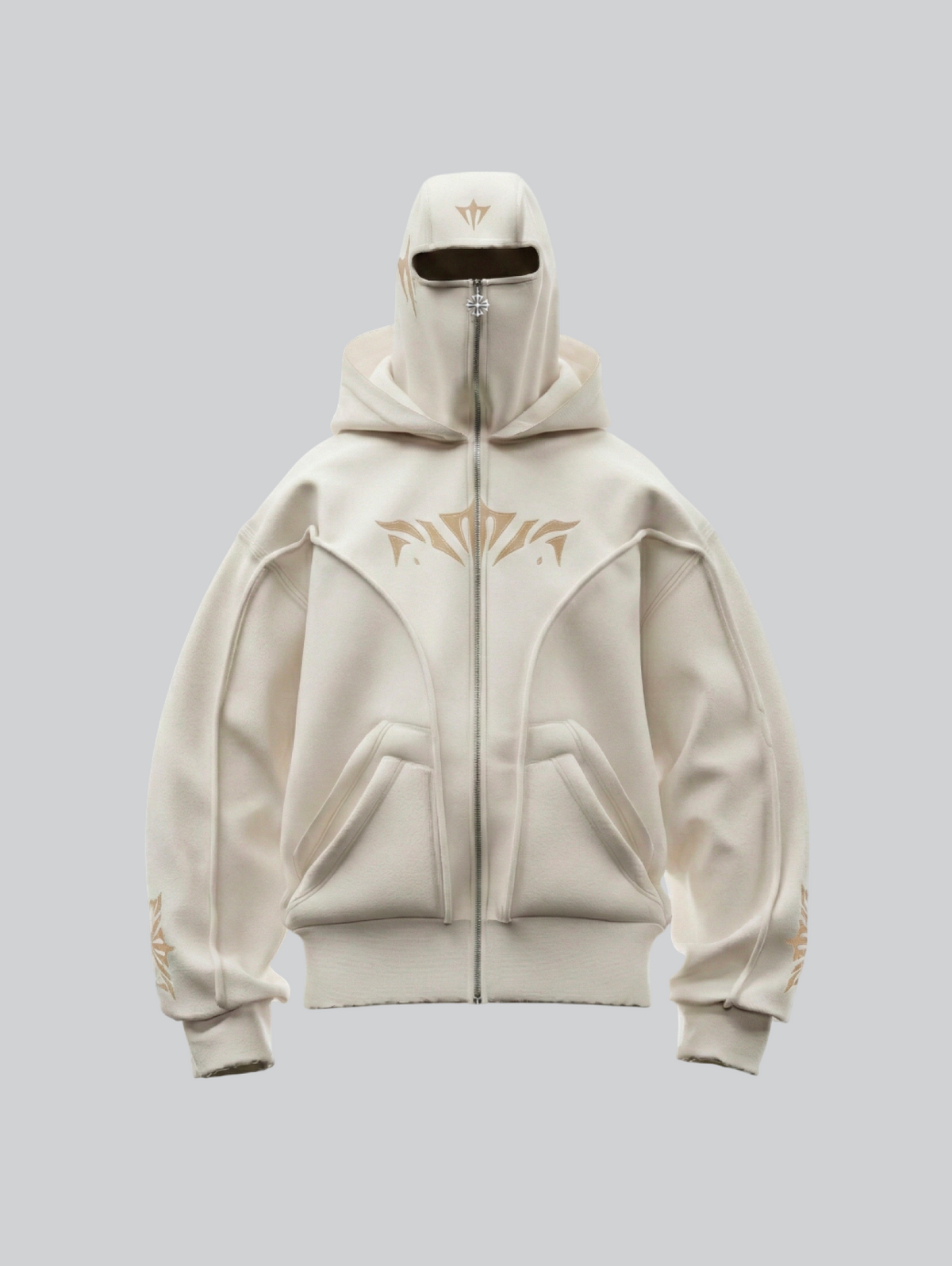 Beige Phantom Hoodie