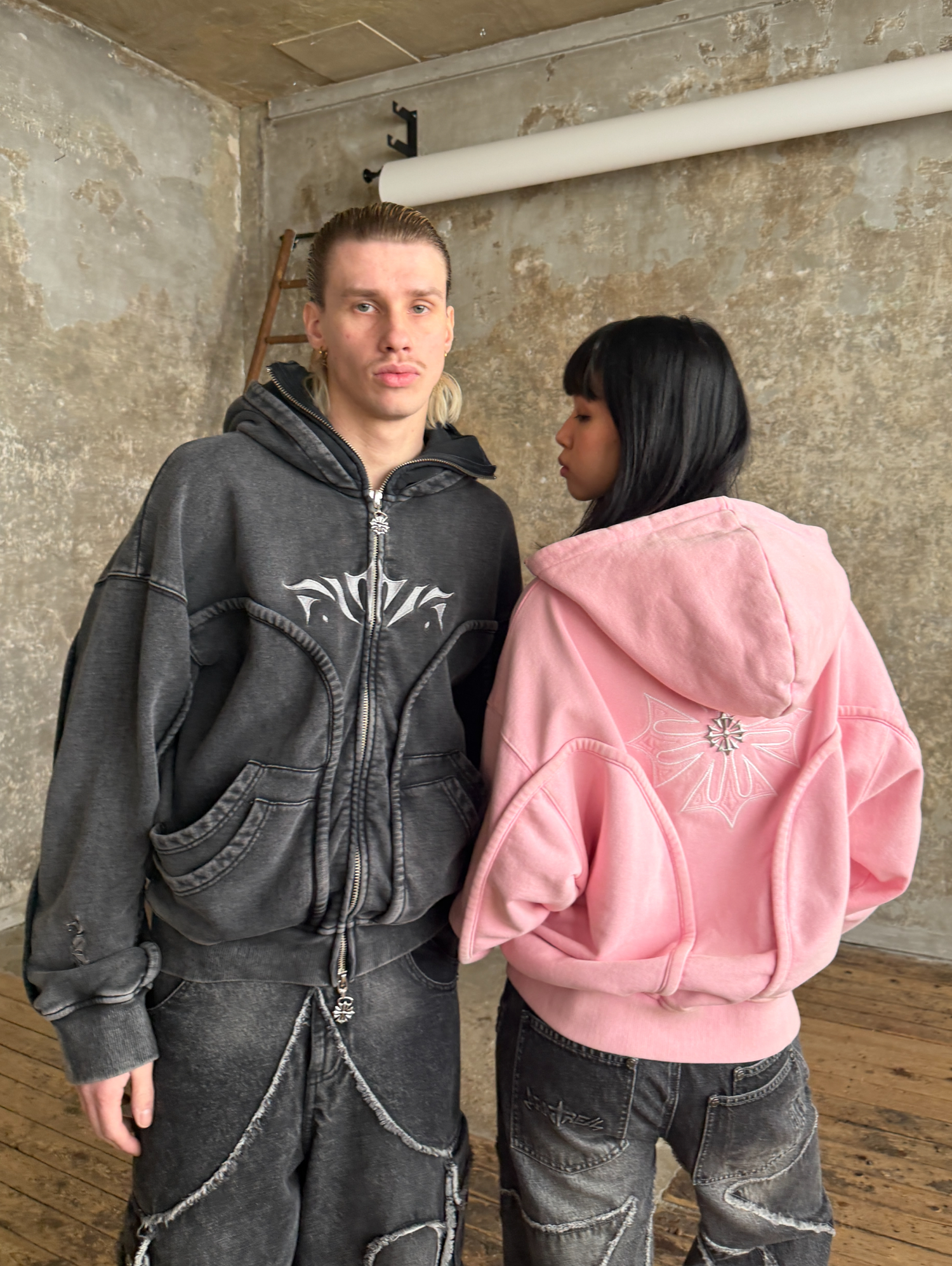 Wash Pink Phantom Hoodie