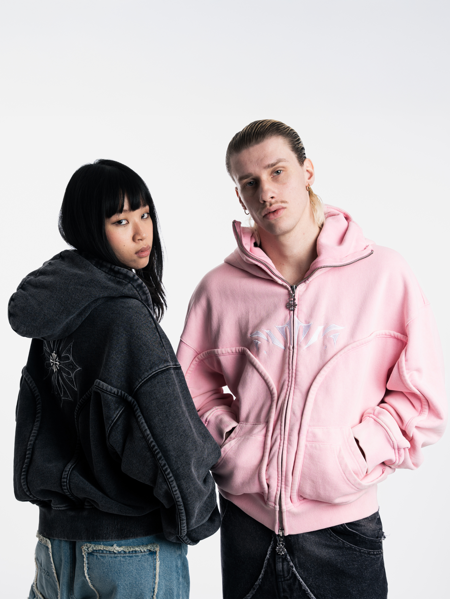 Wash Pink Phantom Hoodie