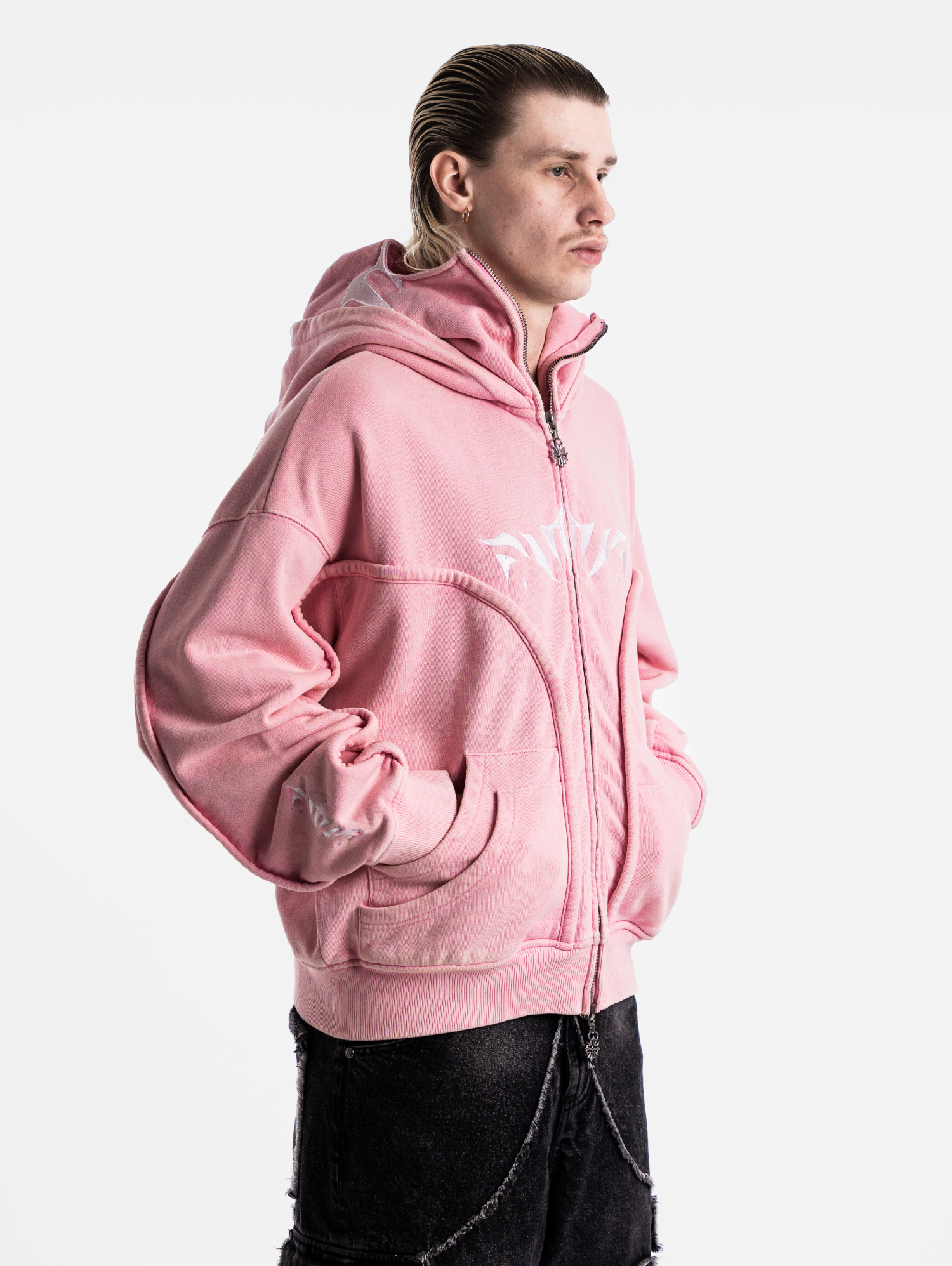 Wash Pink Phantom Hoodie