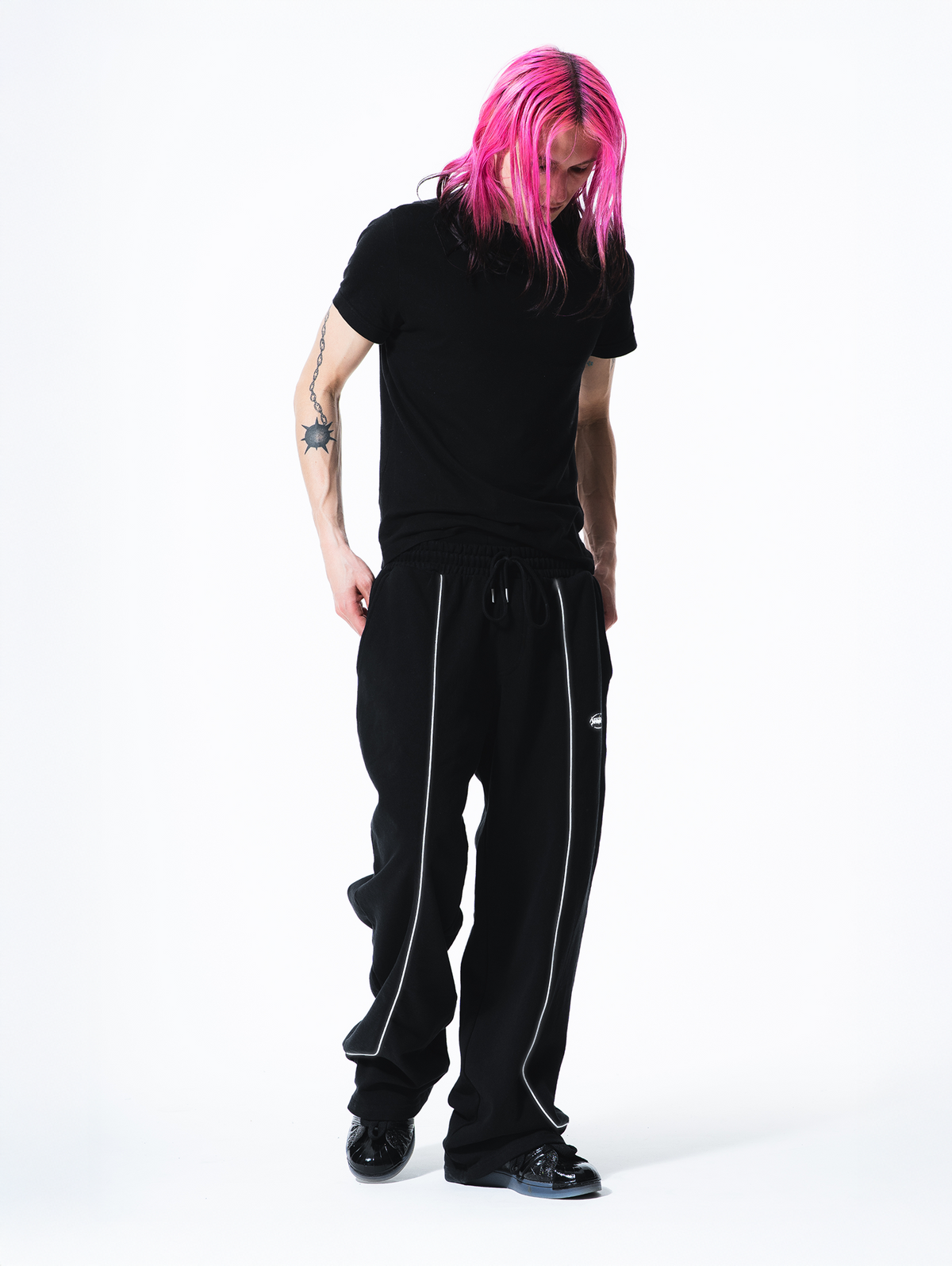 Reflective Sweatpants Black