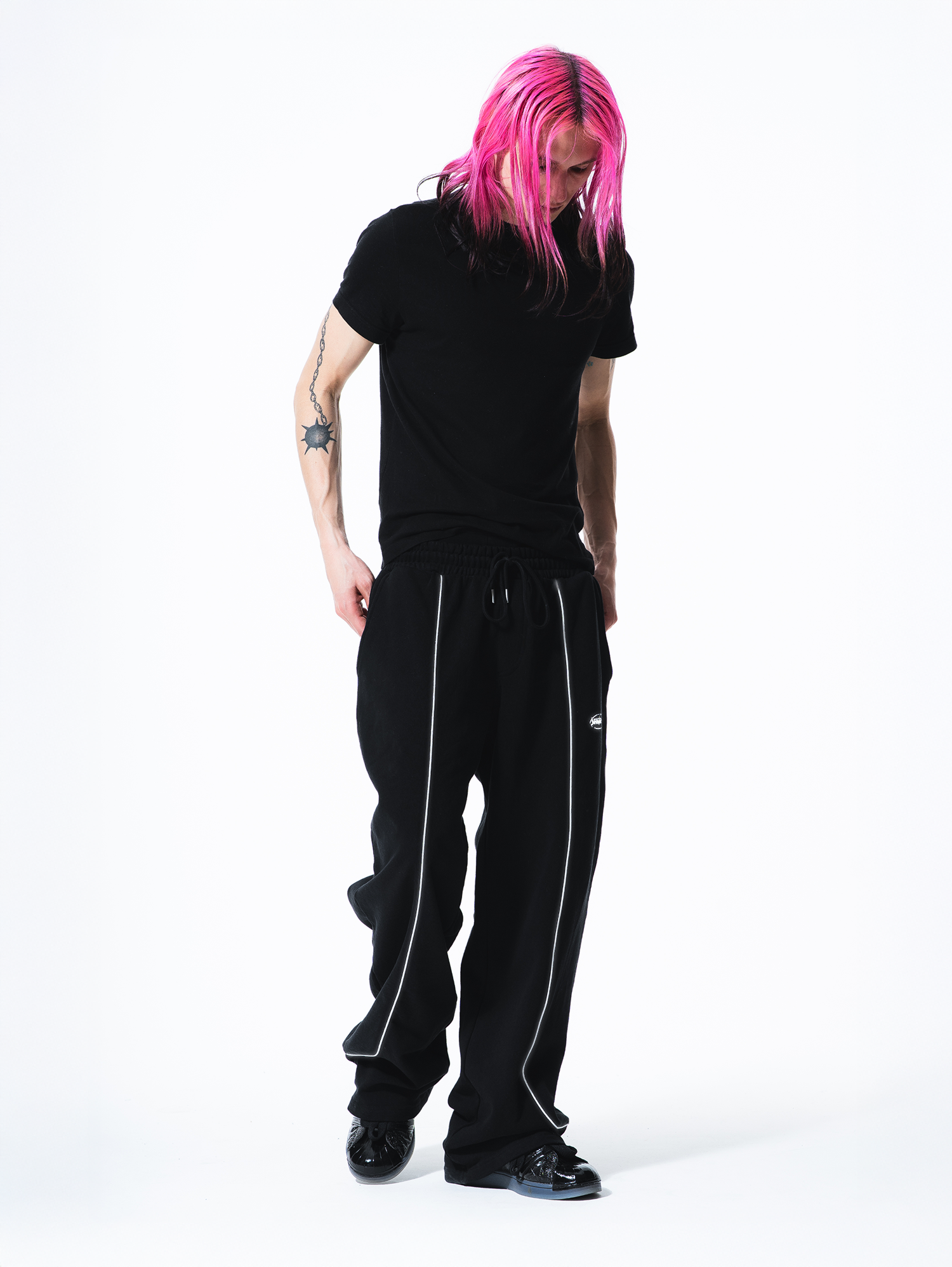 Reflective Sweatpants Black