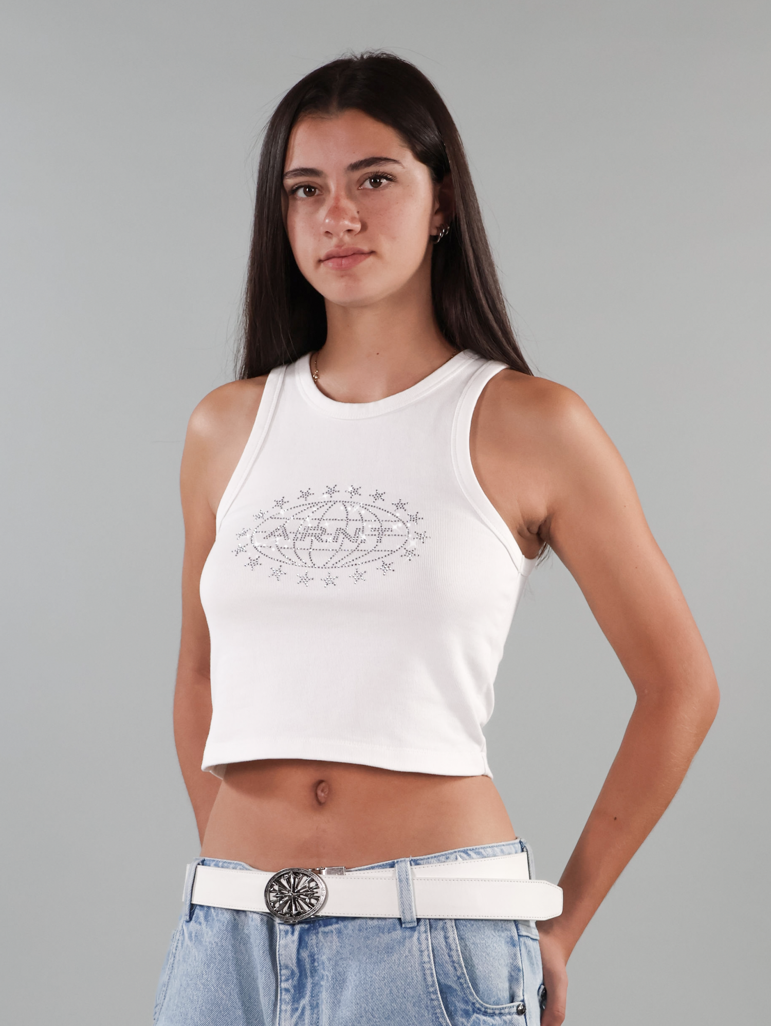 Earth Women Tank Top White