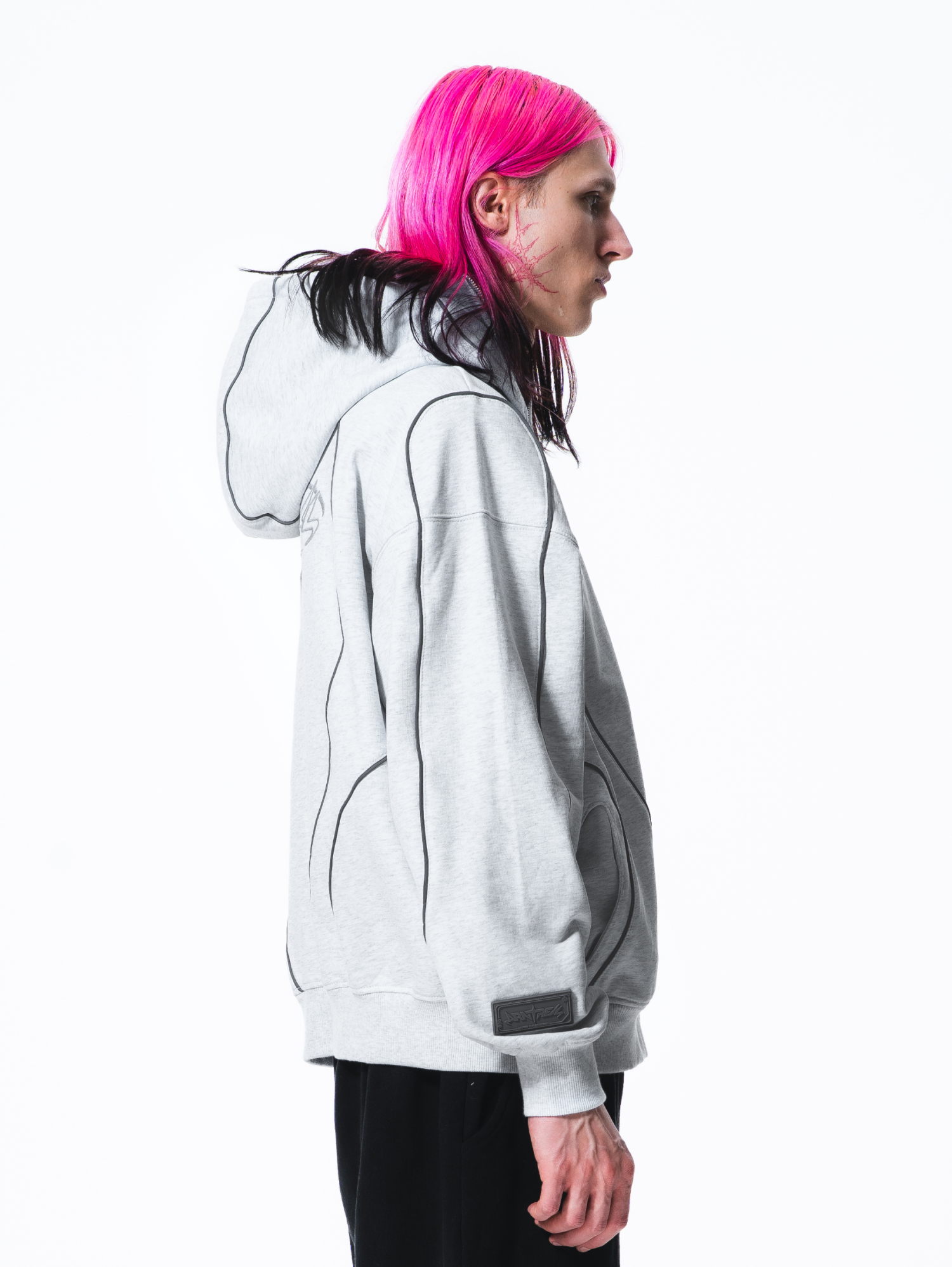 Reflective Phantom Hoodie Grey