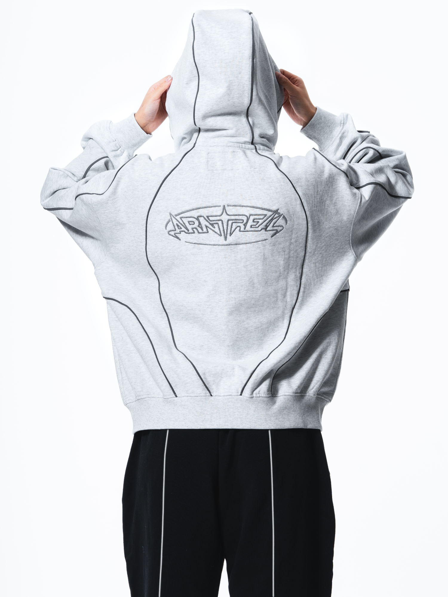 Reflective Phantom Hoodie Grey