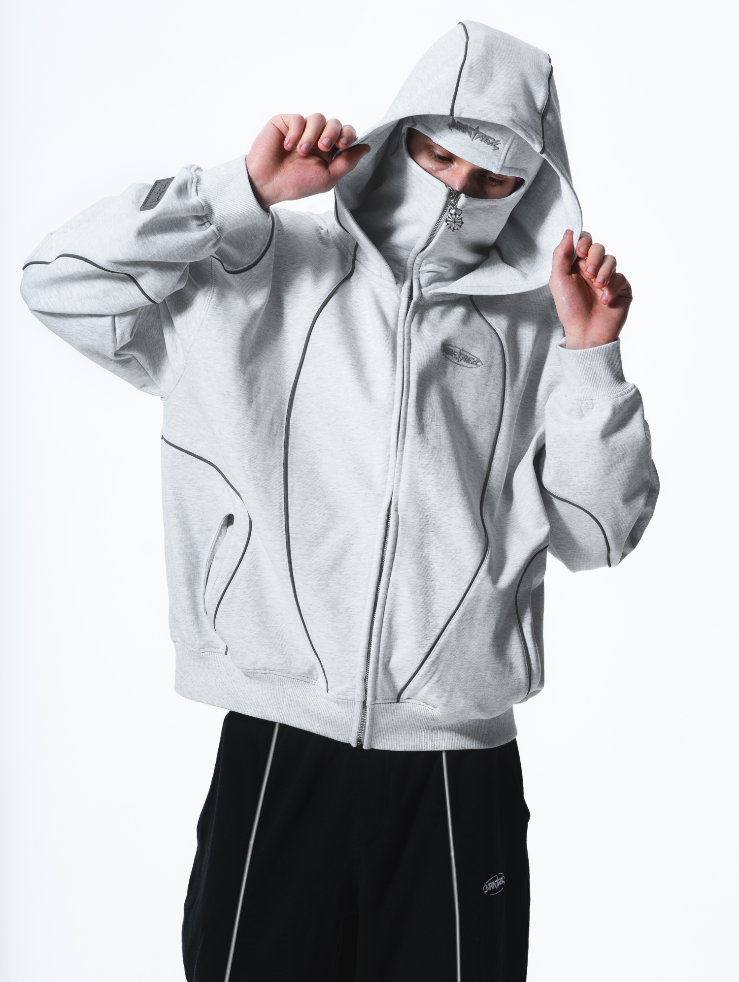 Reflective Phantom Hoodie Grey