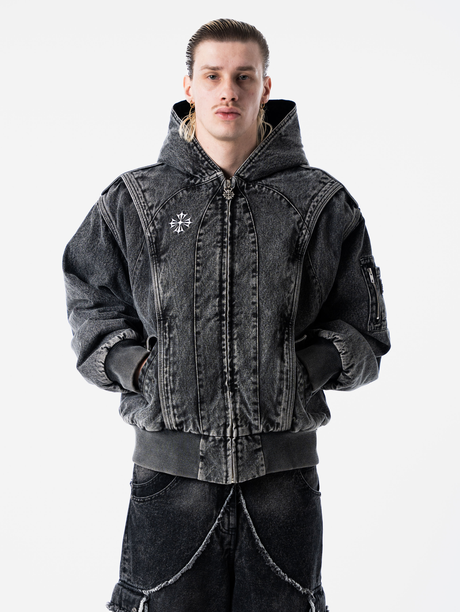 Forged Denim Bomber - PRÉCOMMANDE