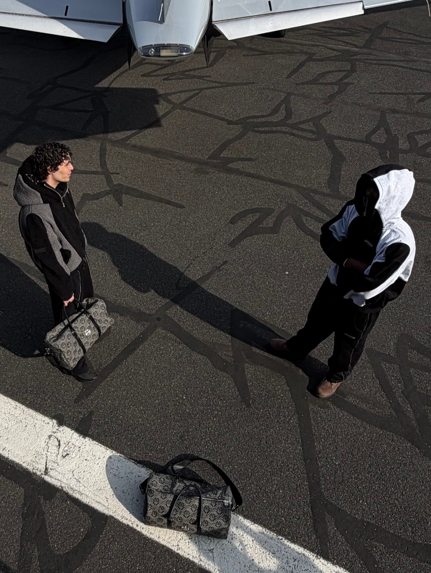 Bicolor Reflective Phantom Hoodie