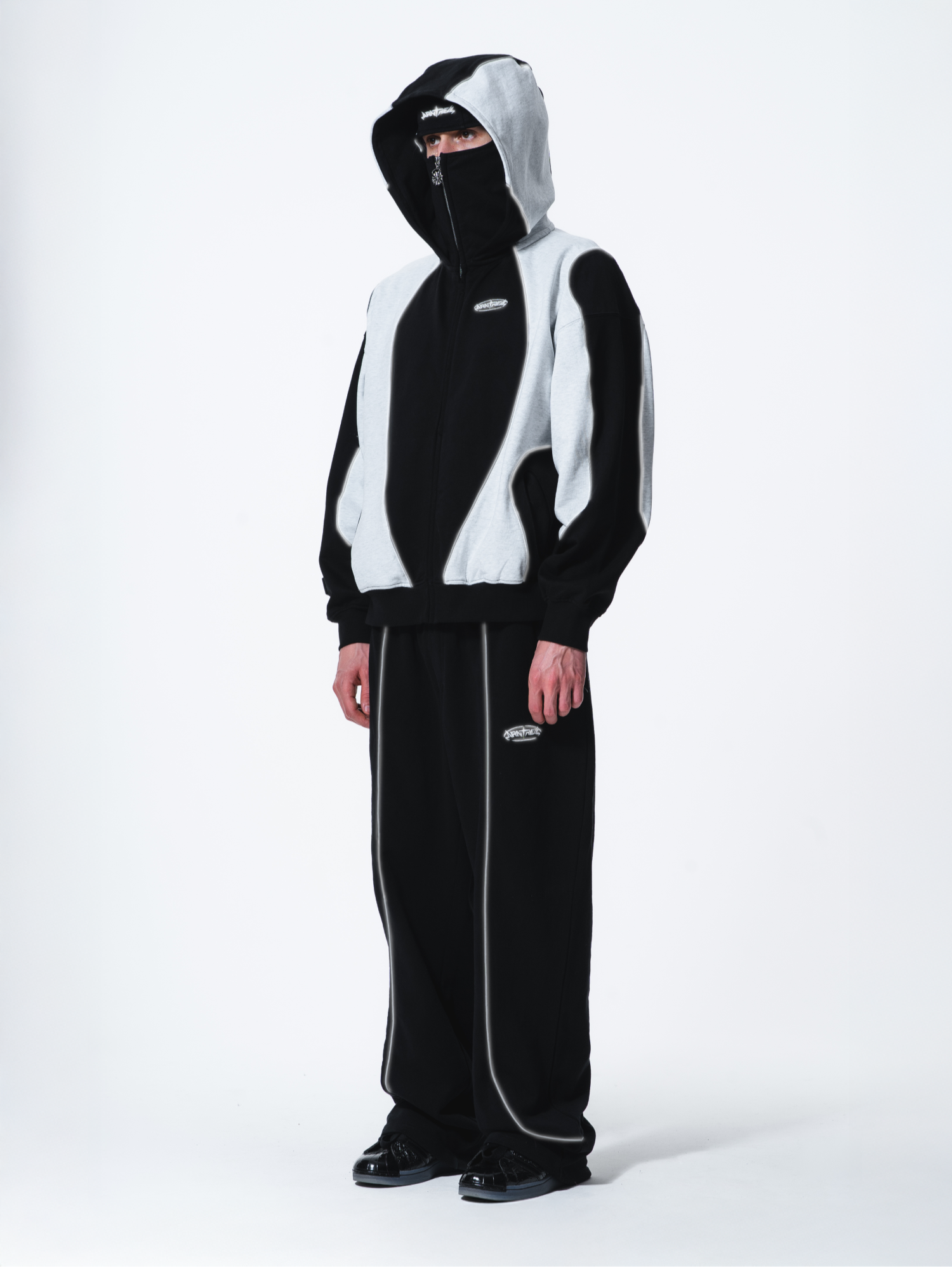 Bicolor Reflective Phantom Hoodie