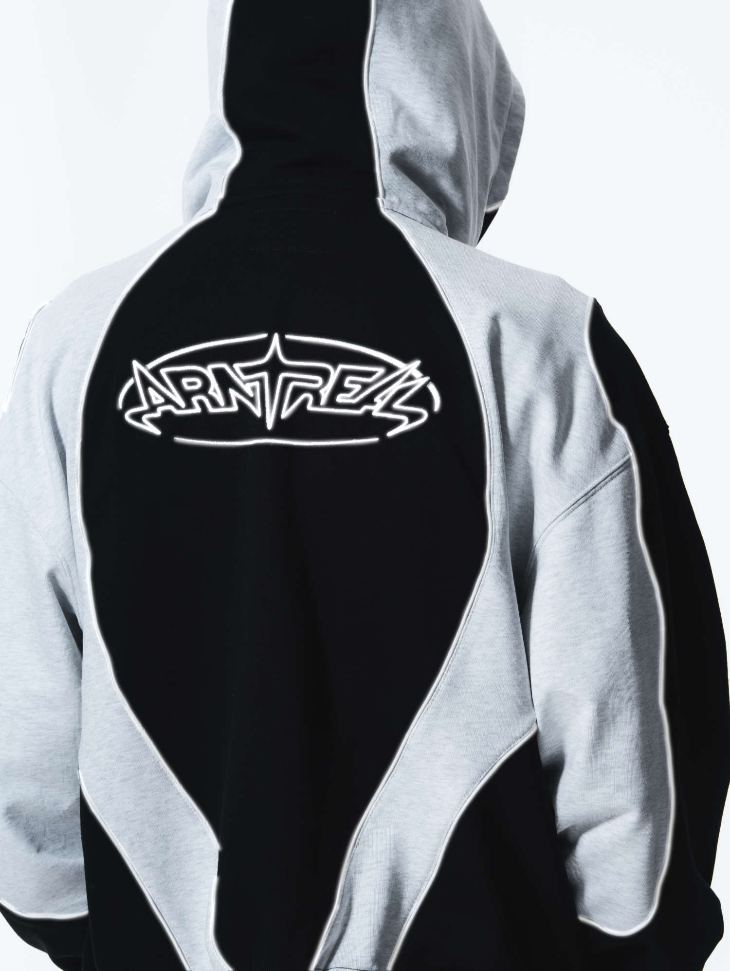 Bicolor Reflective Phantom Hoodie