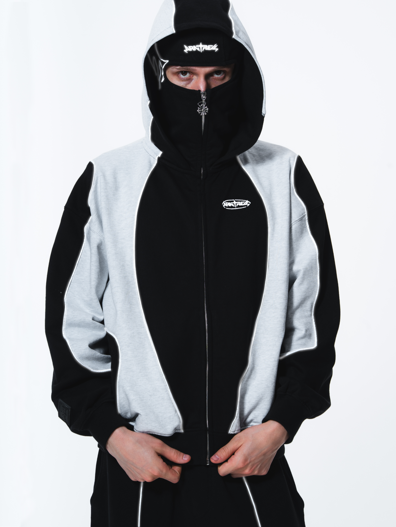 Bicolor Reflective Phantom Hoodie
