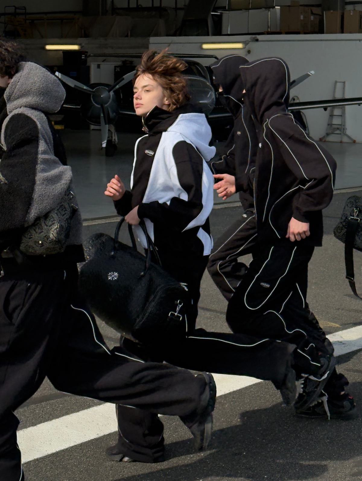 Bicolor Reflective Phantom Hoodie