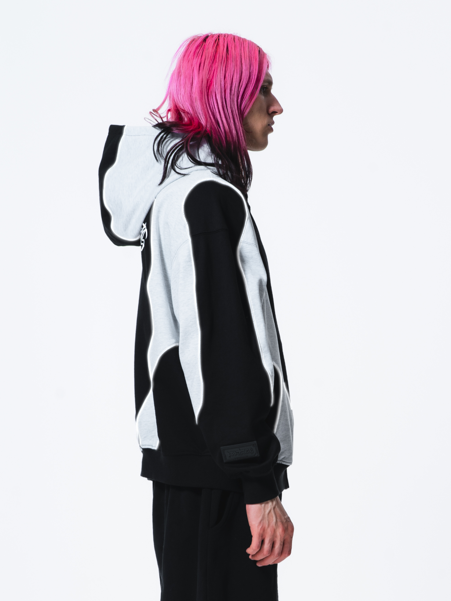 Bicolor Reflective Phantom Hoodie
